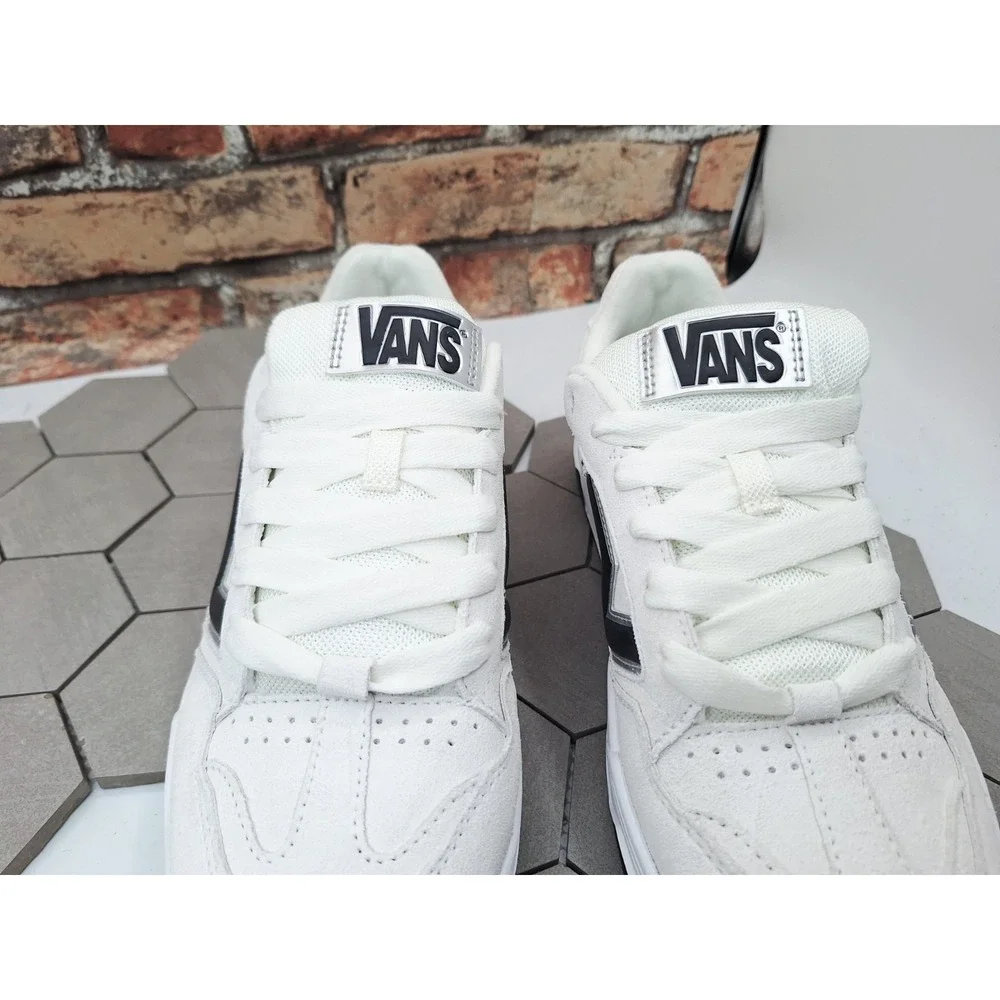 VANS Upland Suede White Black Offwhite Skate Sneaker Men's US Size 11